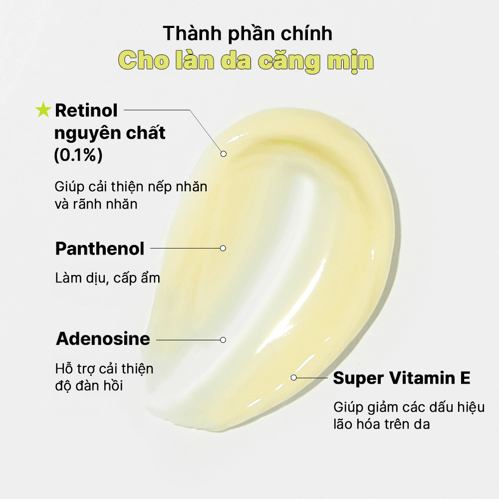 COSRX Kem dưỡng The retinol 0.1 cream 20ml 10