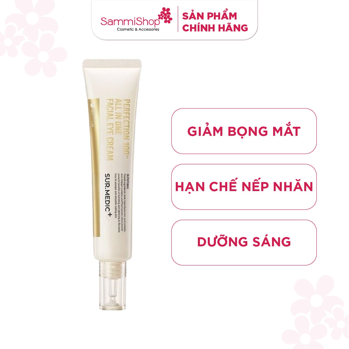 Sur.Medic+ Kem dưỡng mắt Perfection 100Tm All In One Facial Eye Cream 35ml 1