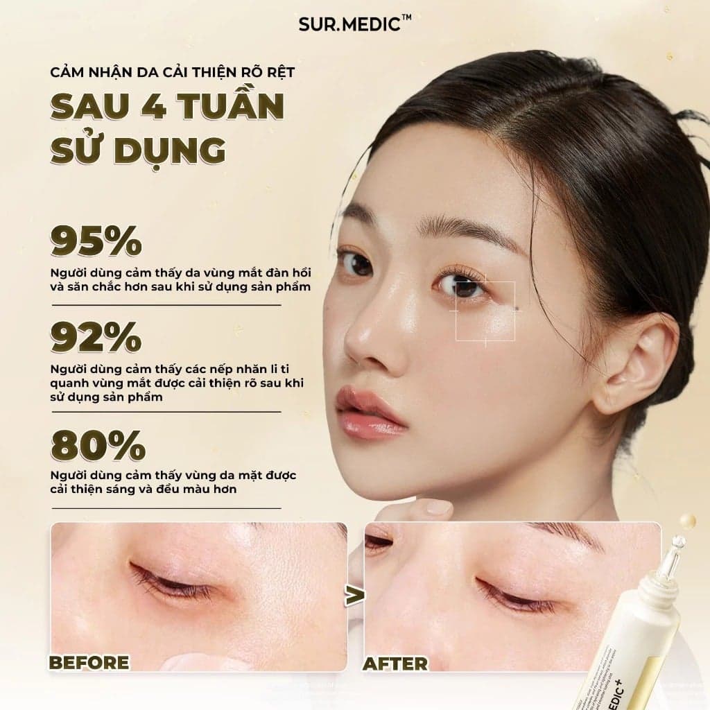 Sur.Medic+ Kem dưỡng mắt Perfection 100Tm All In One Facial Eye Cream 35ml thumb 5