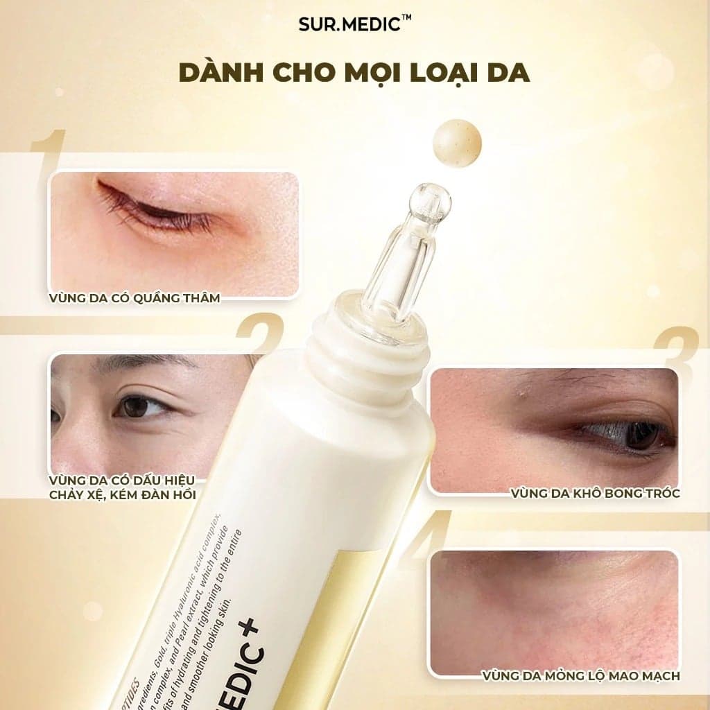 Sur.Medic+ Kem dưỡng mắt Perfection 100Tm All In One Facial Eye Cream 35ml thumb 6