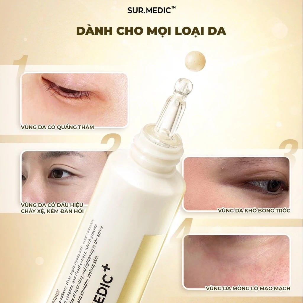 Sur.Medic+ Kem dưỡng mắt Perfection 100Tm All In One Facial Eye Cream 35ml 6