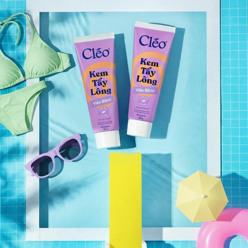Cleo Kem tẩy lông viền Bikini Hair Removal Cream Bikini Line 50g thumb 2