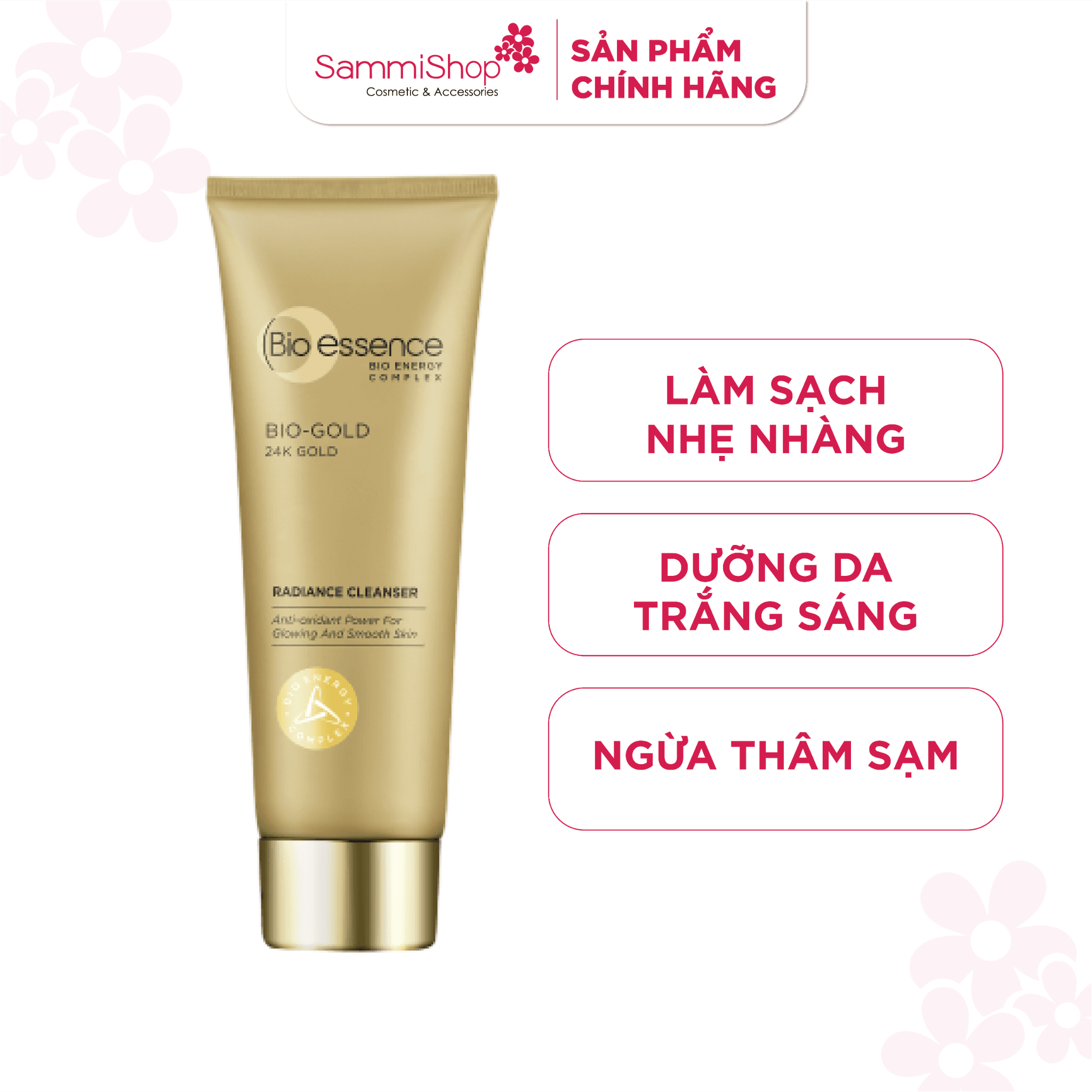 FS10 Bio Essence Sữa rửa mặt Gold Cleanser 100g (IP07) thumb 2