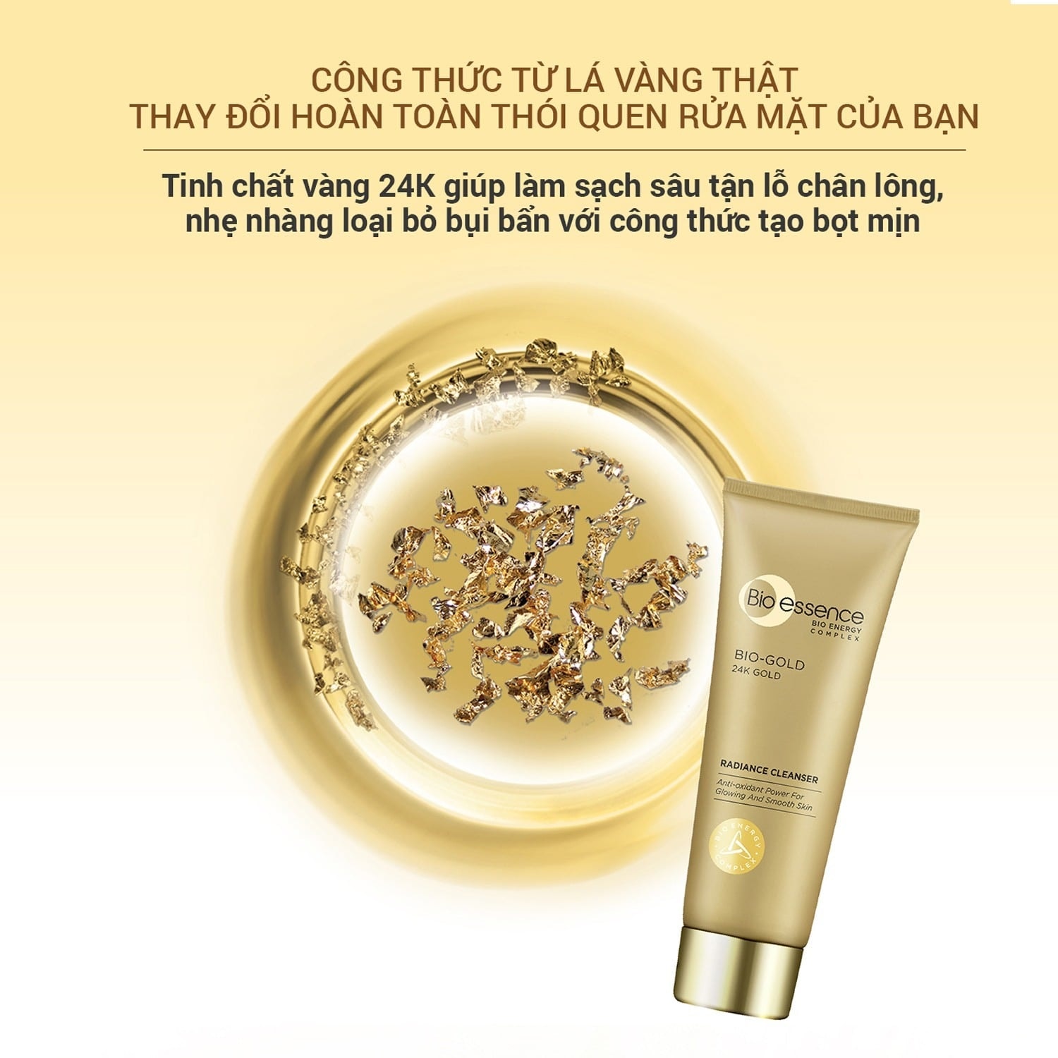 FS10 Bio Essence Sữa rửa mặt Gold Cleanser 100g (IP07) 5