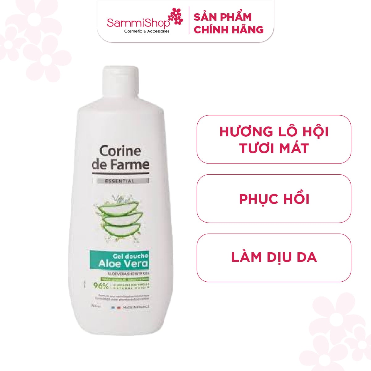 Corine De Farme Sữa tắm Essential Shower Gel 750ml 12