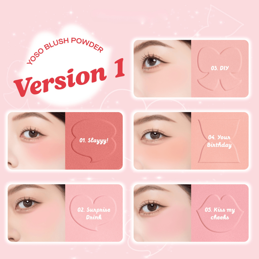 Gslay phấn má hồng Gslay Yoso Blush Powder 5g 4