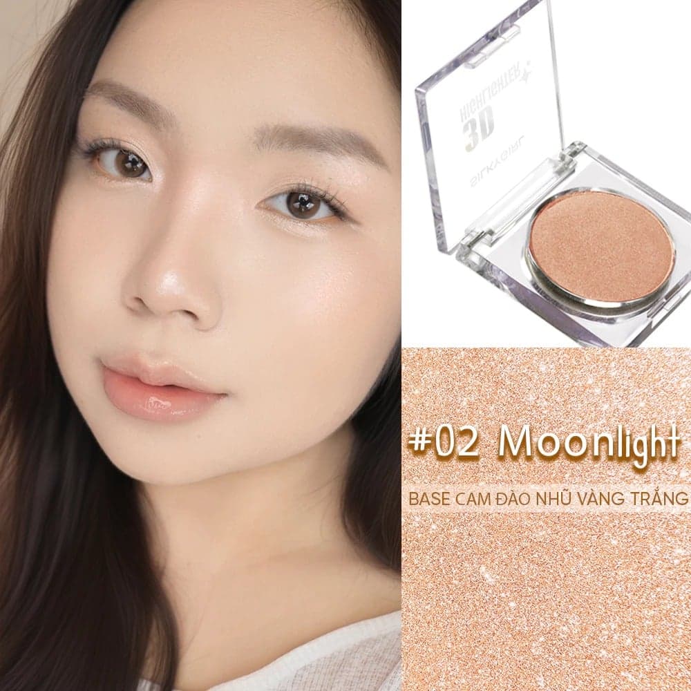 Silkygirl Phấn bắt sáng 3D Highlighter 3.5g thumb 8