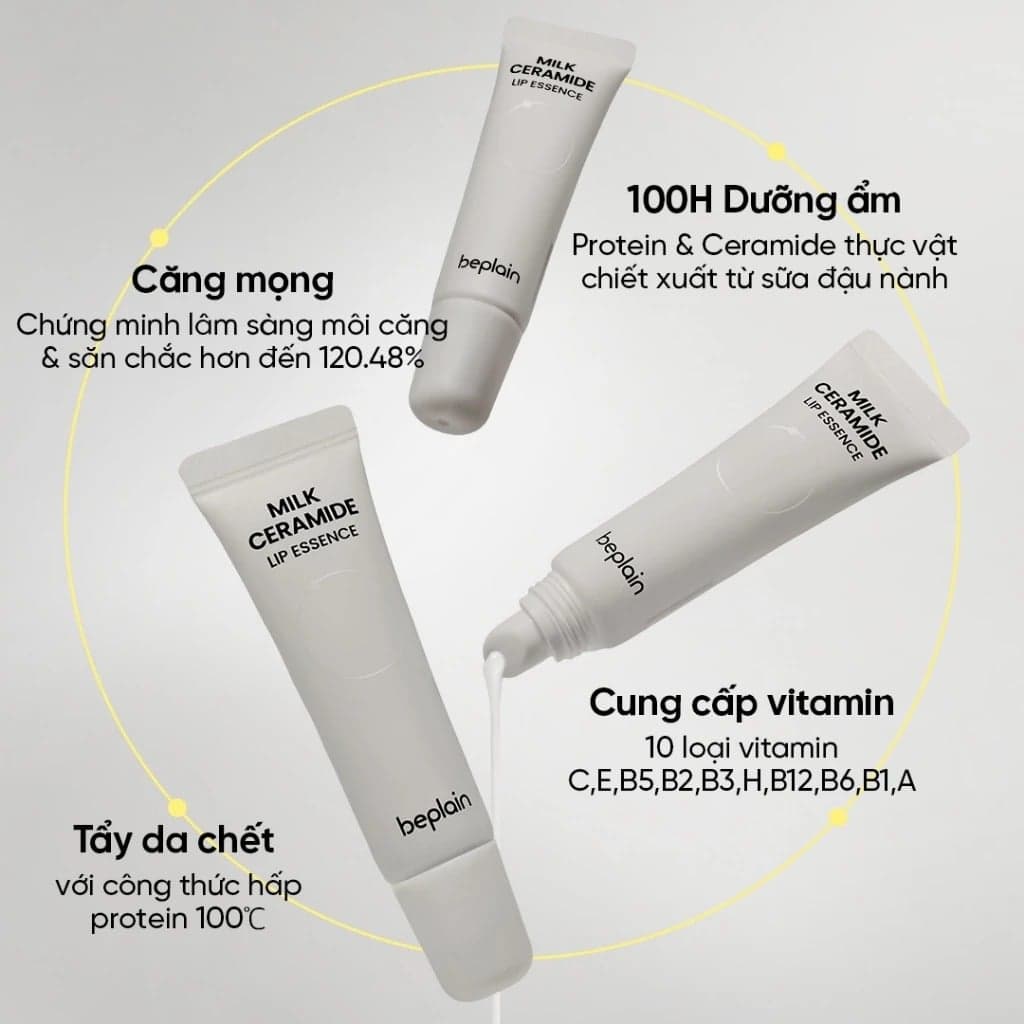 Beplain Tinh chất dưỡng môi Milk Ceramide Lip Essence 10g thumb 4