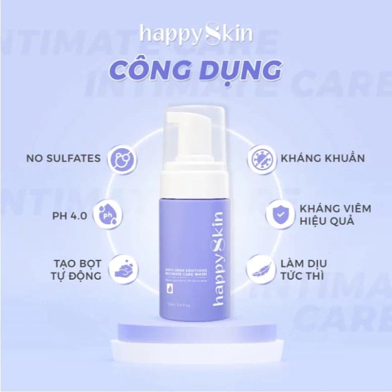 Emmie by Happyskin Dung Dịch Vệ Sinh Anti-Odor Soothing Intimate Care Wash 100ml thumb 3