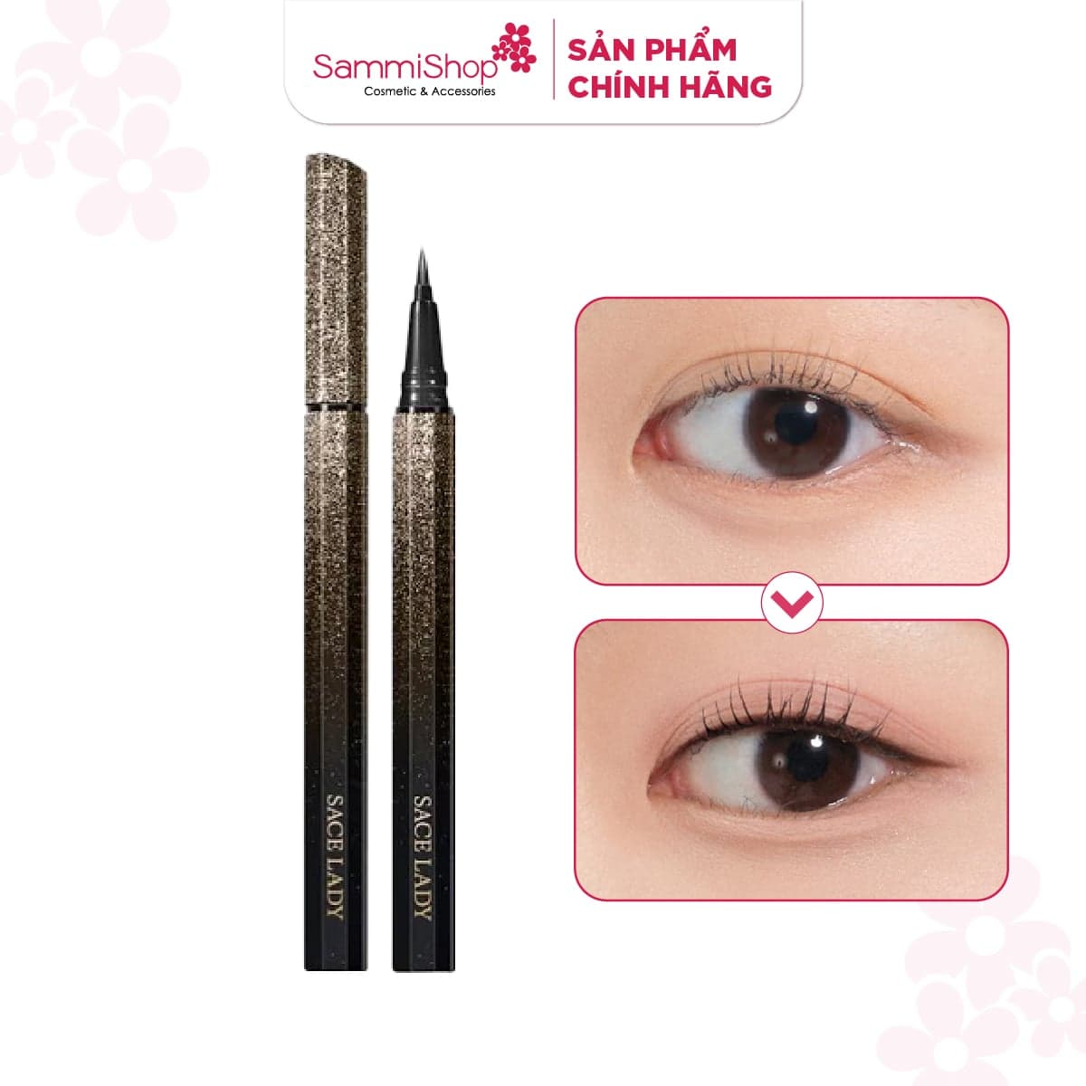 Sace Lady Kẻ mắt nước Inky Liquid Eyeliner 1.2ml thumb 1