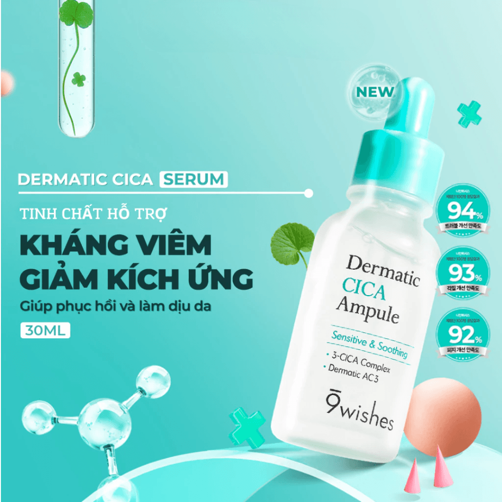 9 Wishes Tinh chất Dermatic Cica Ampule 30ml thumb 3