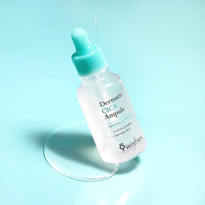9 Wishes Tinh chất Dermatic Cica Ampule 30ml 4