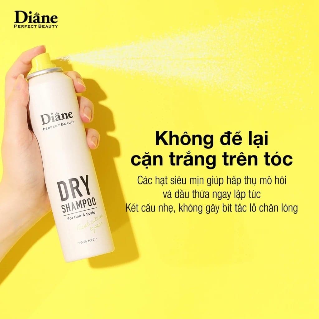 Diane Dầu gội khô Perfect Beauty Dry Shampoo Fresh Citrus & Pear thumb 4