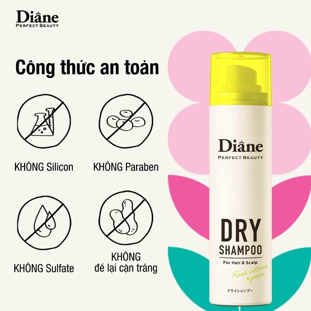 Diane Dầu gội khô Perfect Beauty Dry Shampoo Fresh Citrus & Pear thumb 6