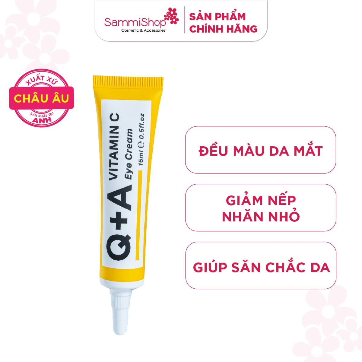 Q+A Kem dưỡng da vùng mắt Vitamin C Eye Cream 15ml thumb 2