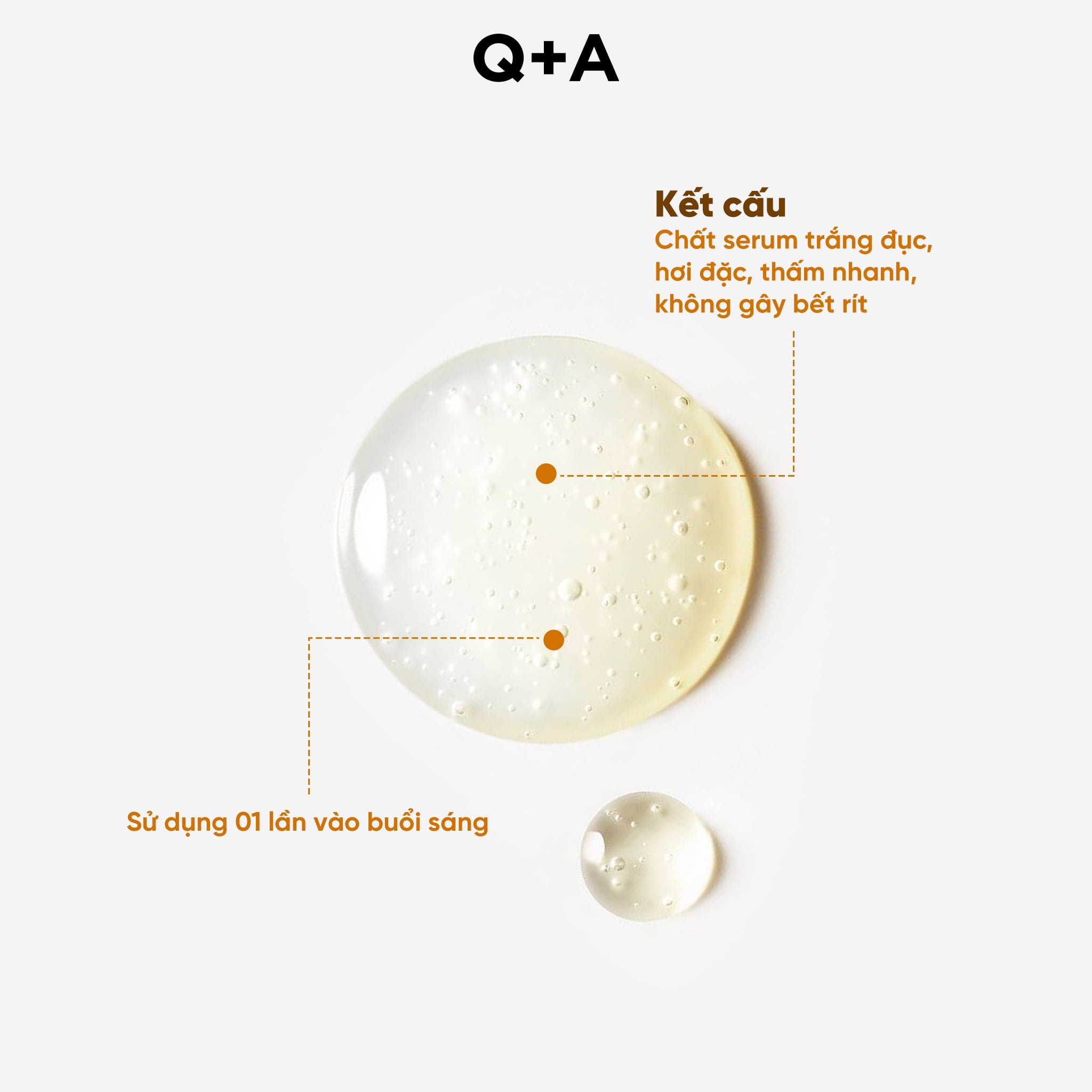 Q+A Tinh chất Vitamin C Brightening Serum 30ml 4