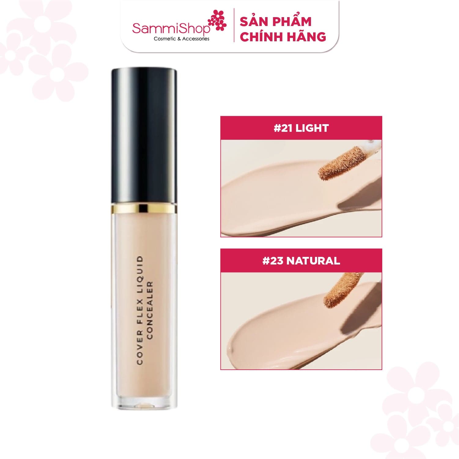 BOM Kem che khuyết điểm Cover Flex Liquid Concealer thumb 1