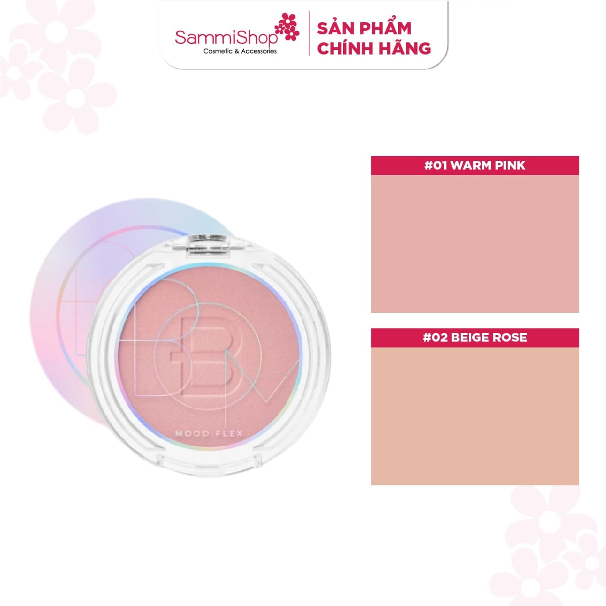 BOM Phấn má Mood Flex Powder Blush 1