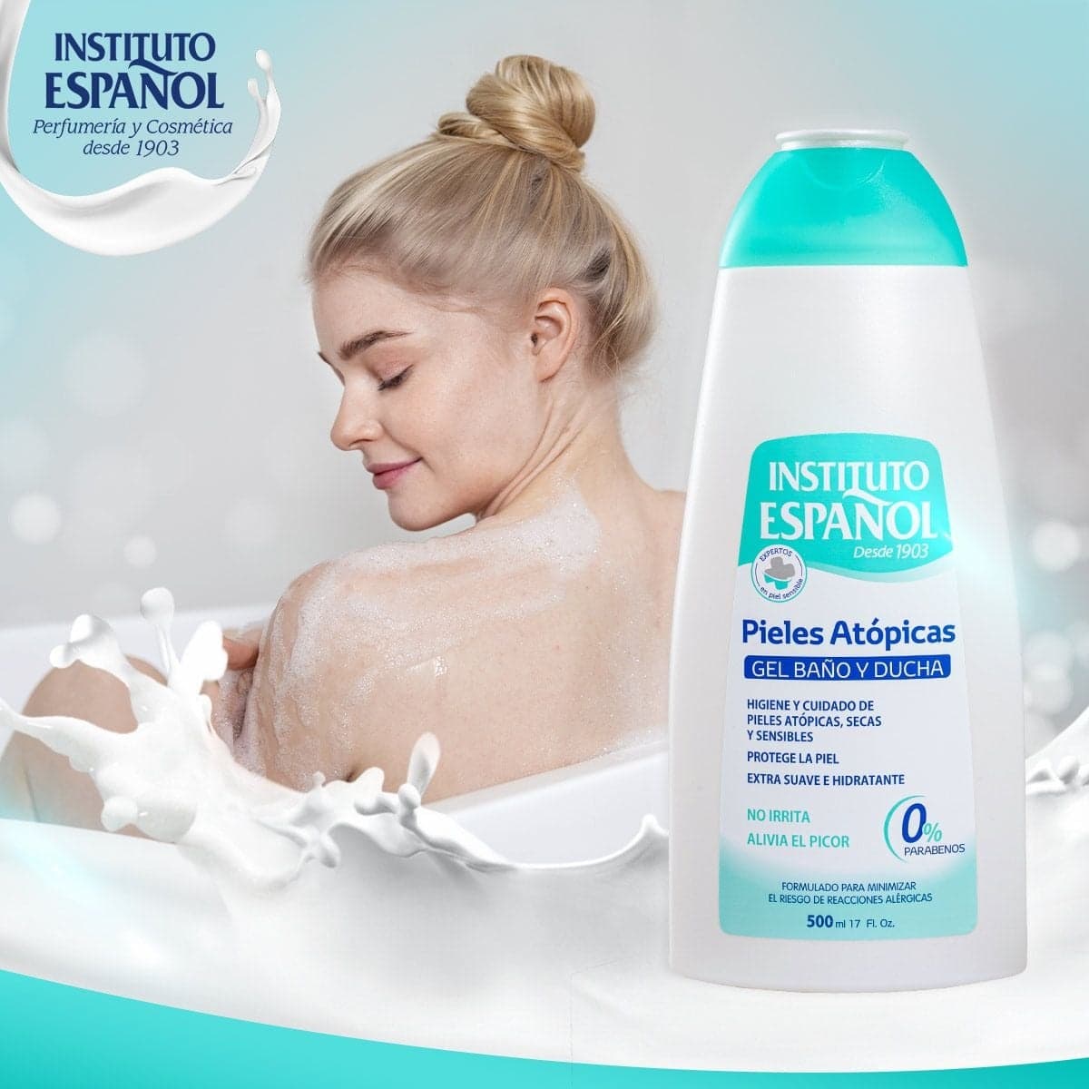 Instituto Español Gel tắm Pieles Atópicas Gel Baño Y Ducha 500ml thumb 3
