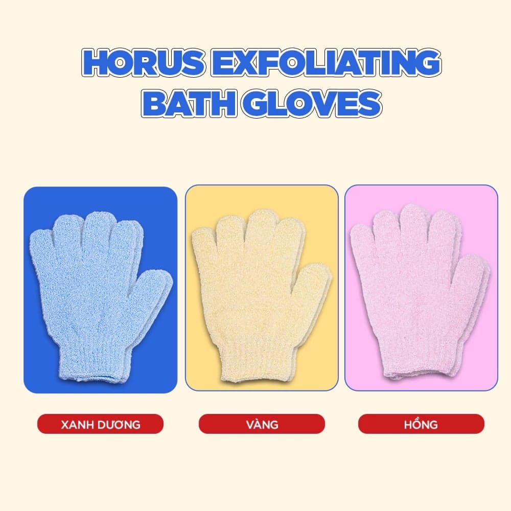 Horus Găng tay tắm Exfoliating Bath Gloves thumb 2