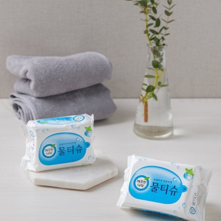 Kleannara Khăn ướt Peppermint Wet Tissue Cap - Hương bạc hà 4