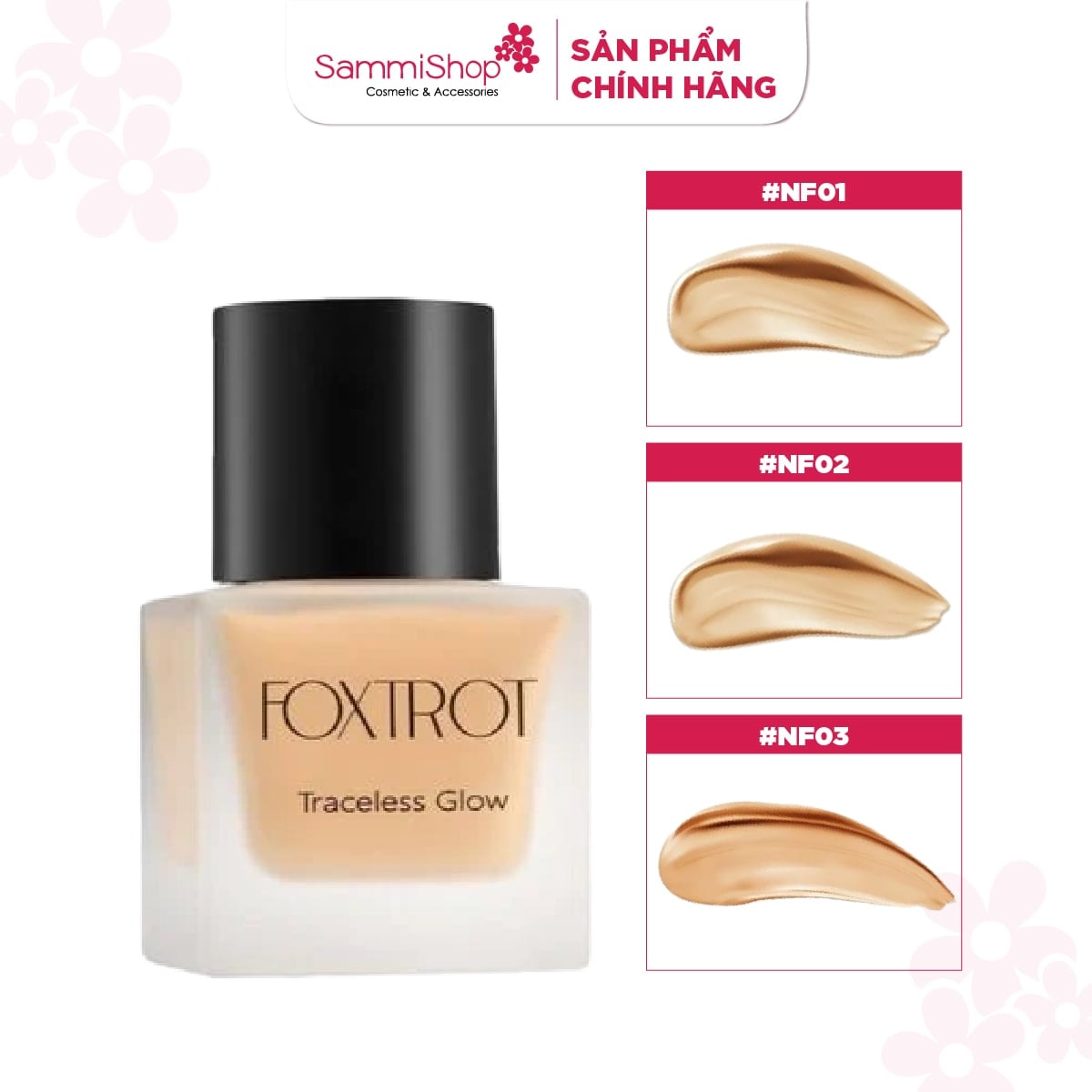 FOXTROT Kem nền Traceless Glow Foundation SPF 30++ (35ml) 1
