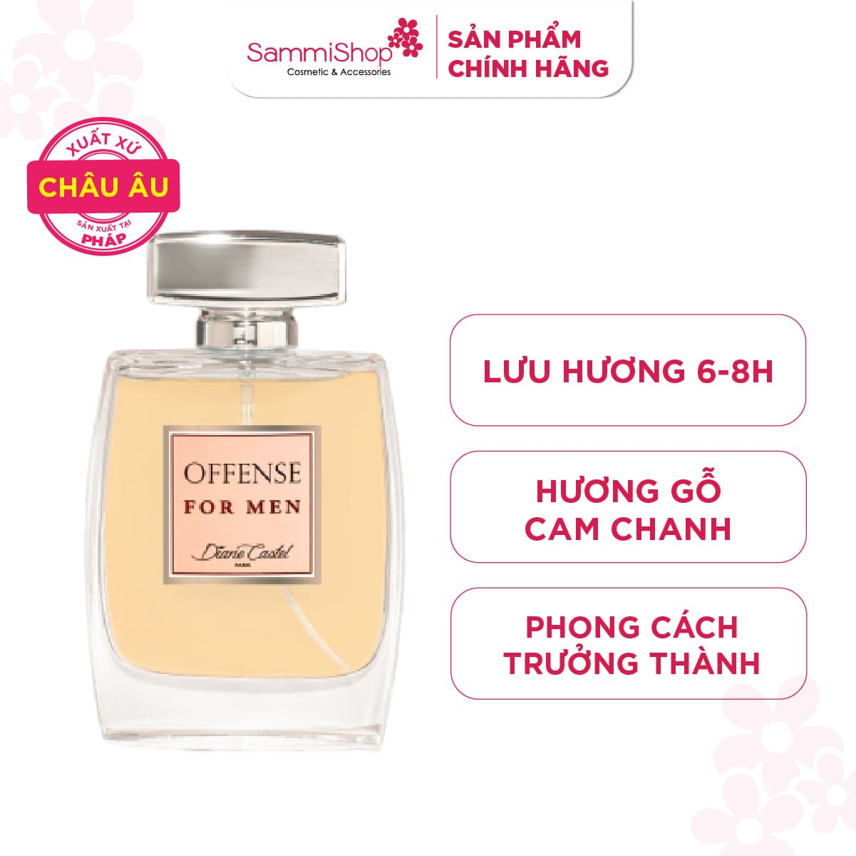 Diane Castel Paris Nước hoa Offense For Men Paris Eau De Parfum 100ml thumb 1