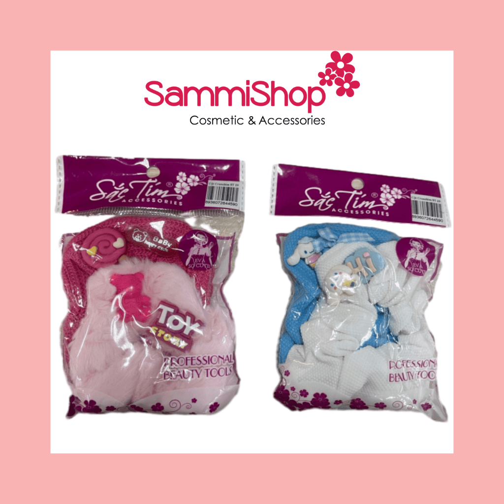 Sắc Tím Cột tóc crunchies 29 1