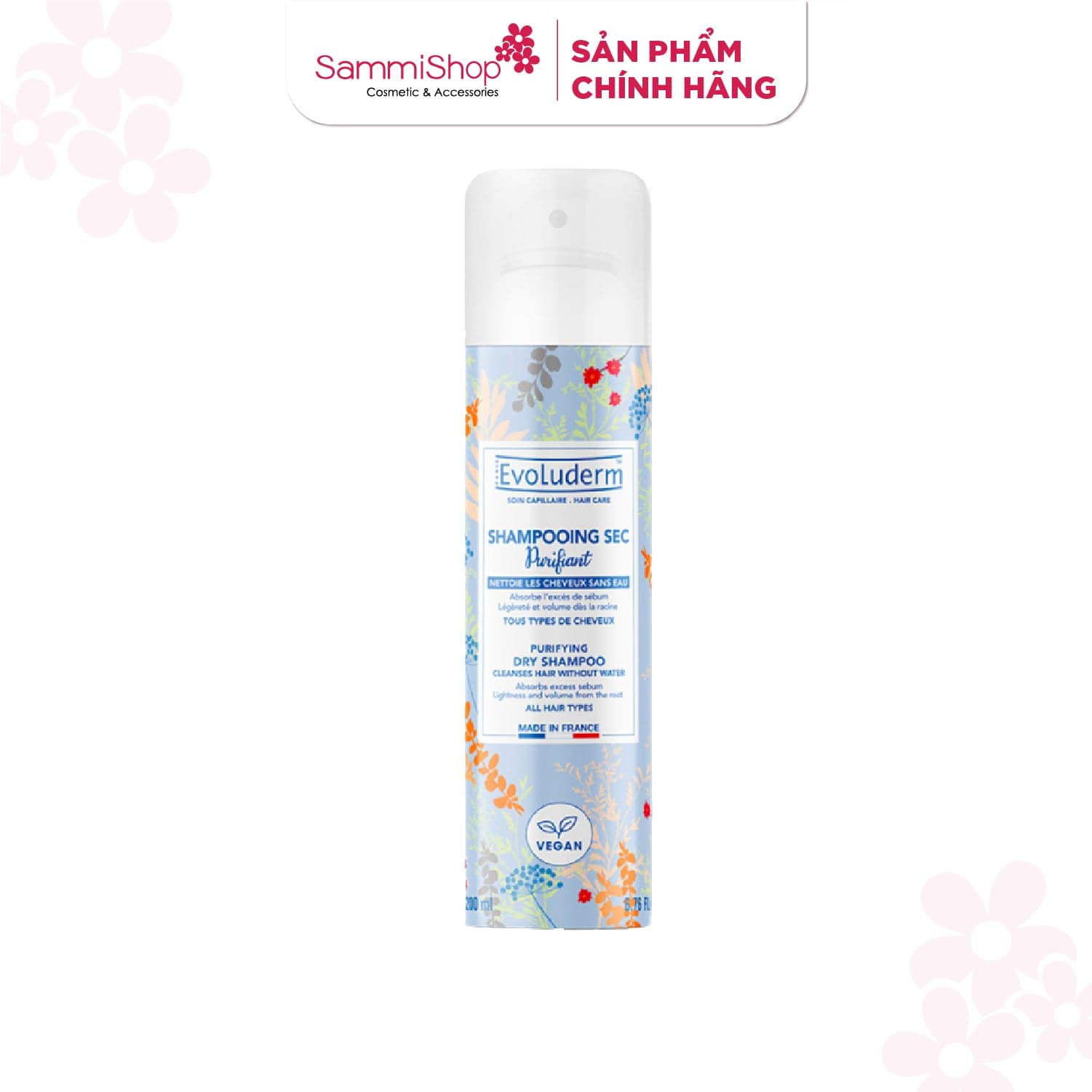 Evoluderm Xịt gội khô Purifying Dry Shampoo thumb 2