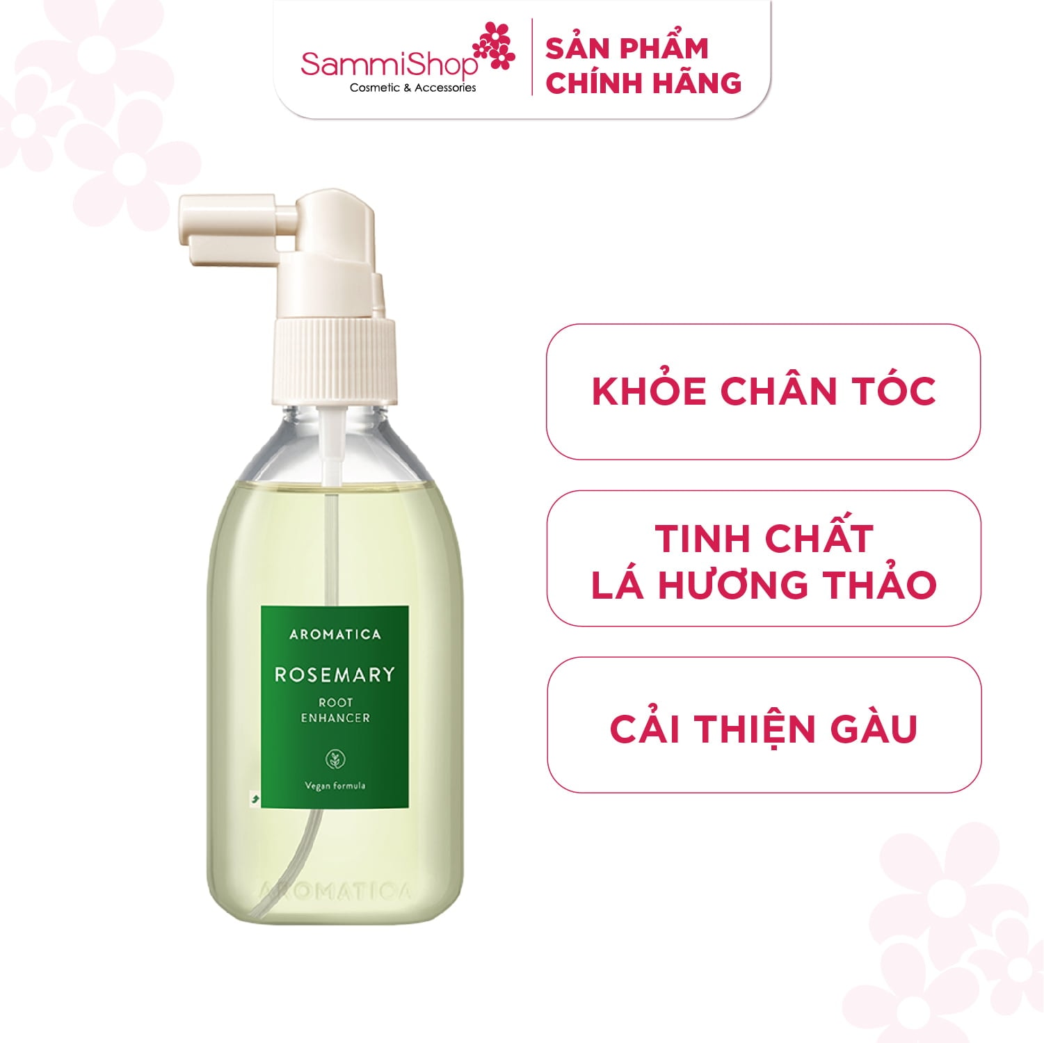 AROMATICA Xịt dưỡng tóc hương thảo Rosemary Root Enhancer 100ml 1