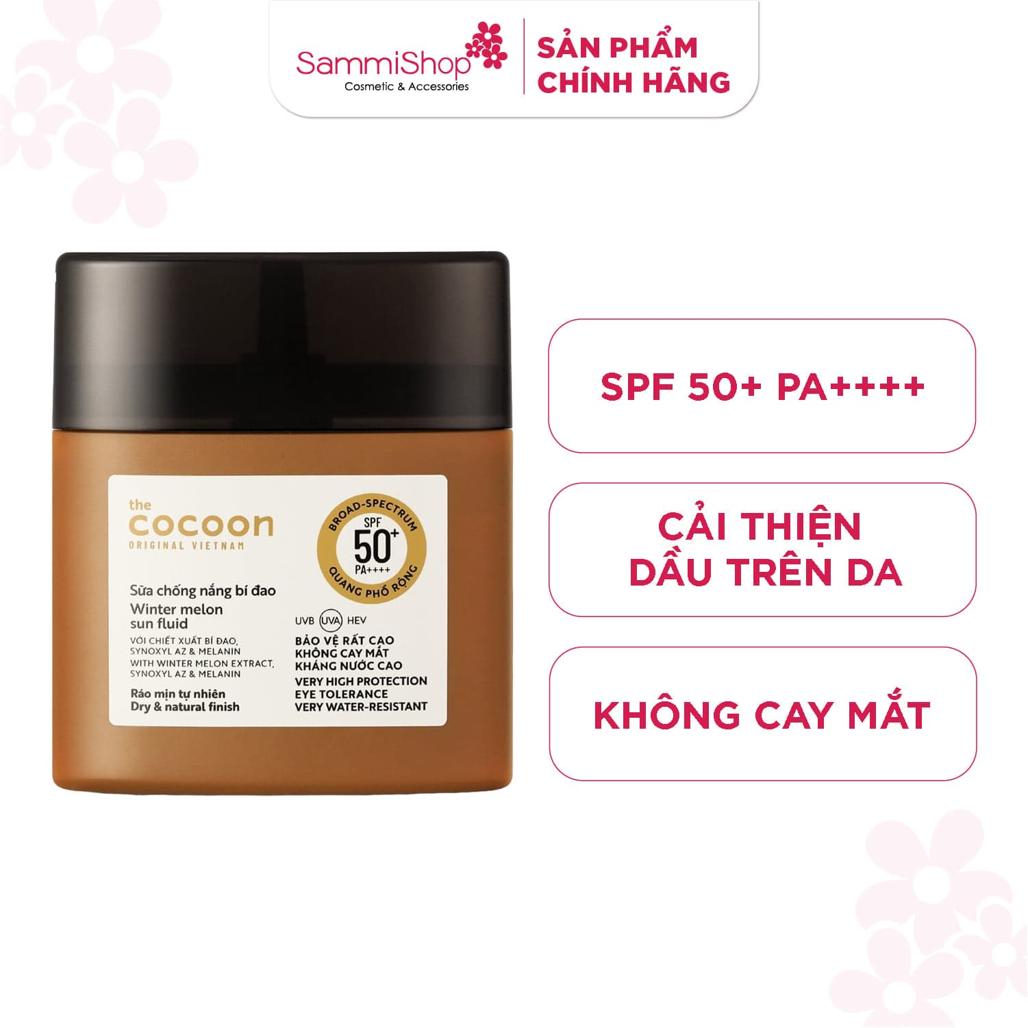 Cocoon Sữa chống nắng bí đao Winter Melon Sun Fluid 50ml thumb 1