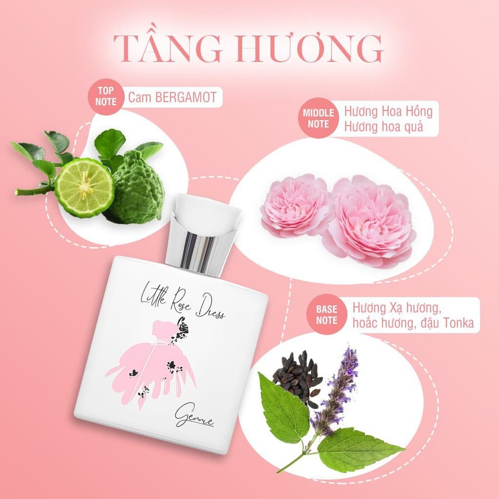Gennie Nước Hoa - Little Rose Dress - 50ml thumb 2