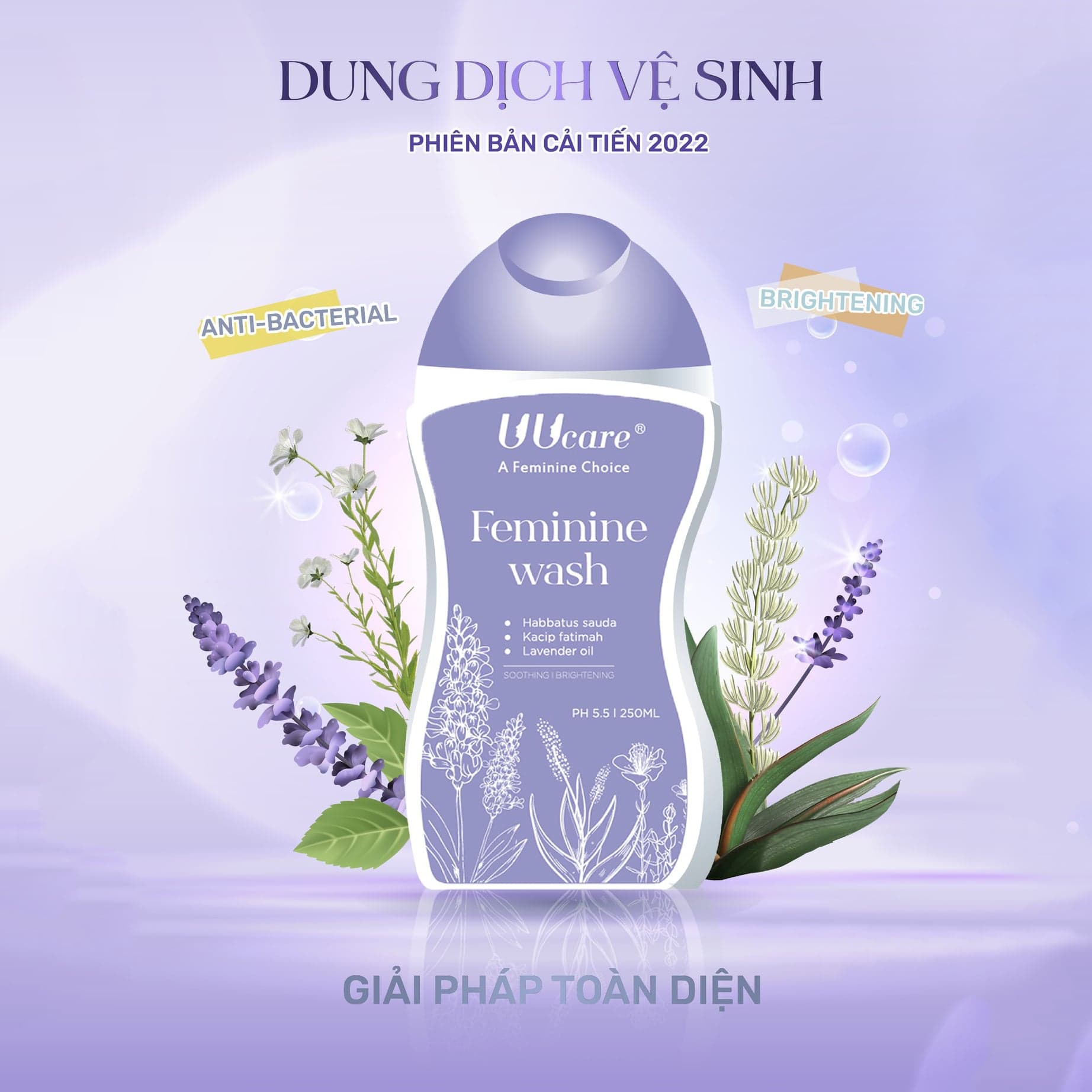 Uucare Feminine Wash Dung dịch vệ sinh phụ nữ thumb 2