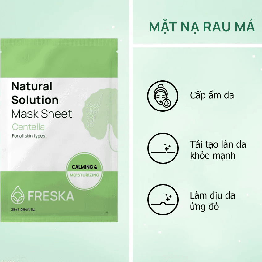CB10 Combo 10 Freska Mặt nạ giấy Natural Solution Mask Sheet thumb 3