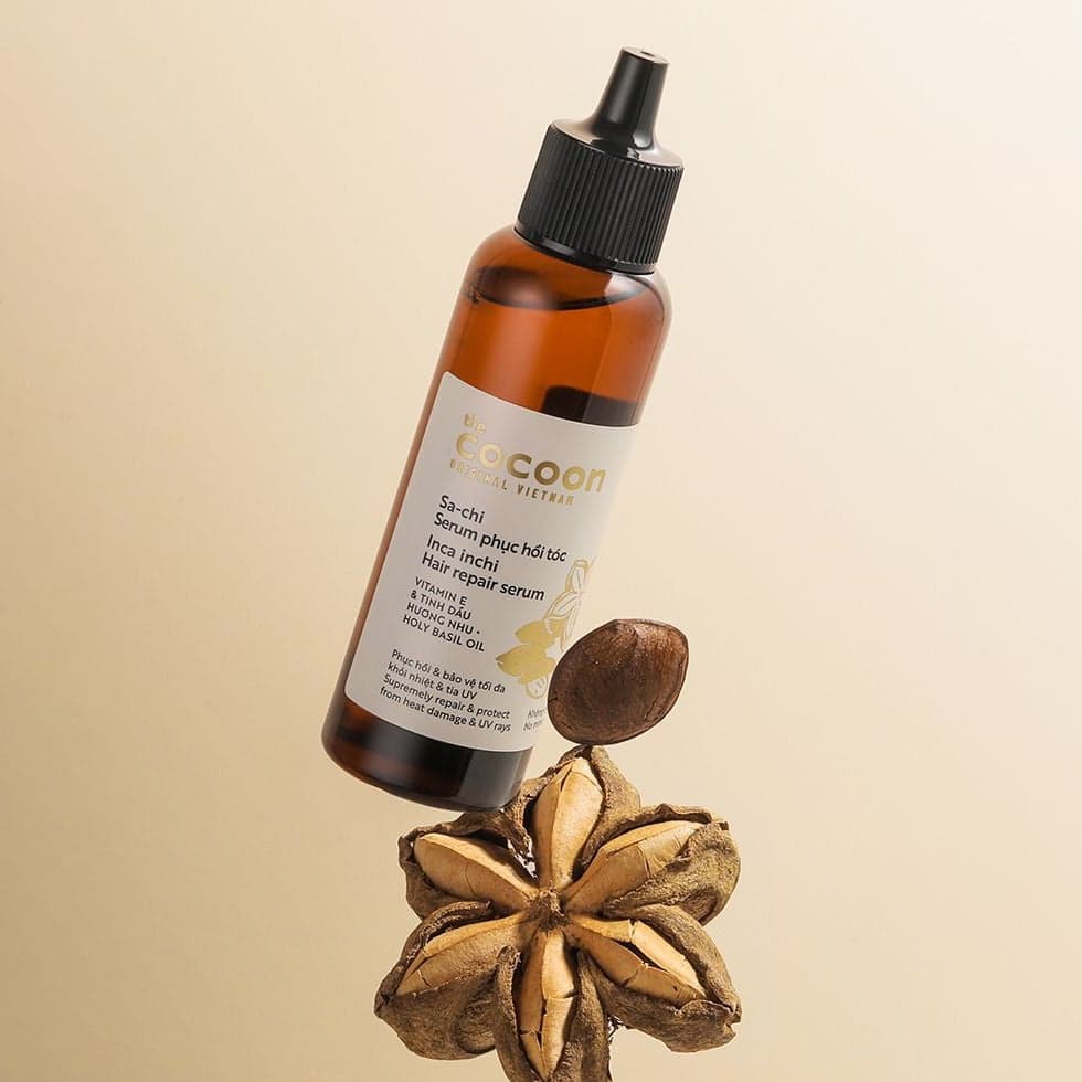 Cocoon Serum dầu Sachi phục hồi tóc hư tổn (70ml) thumb 4