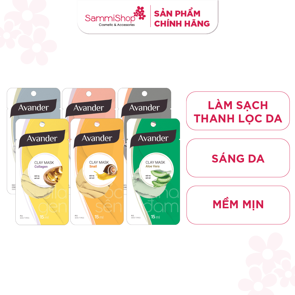 Avander Mặt nạ đất sét 15ml thumb 1