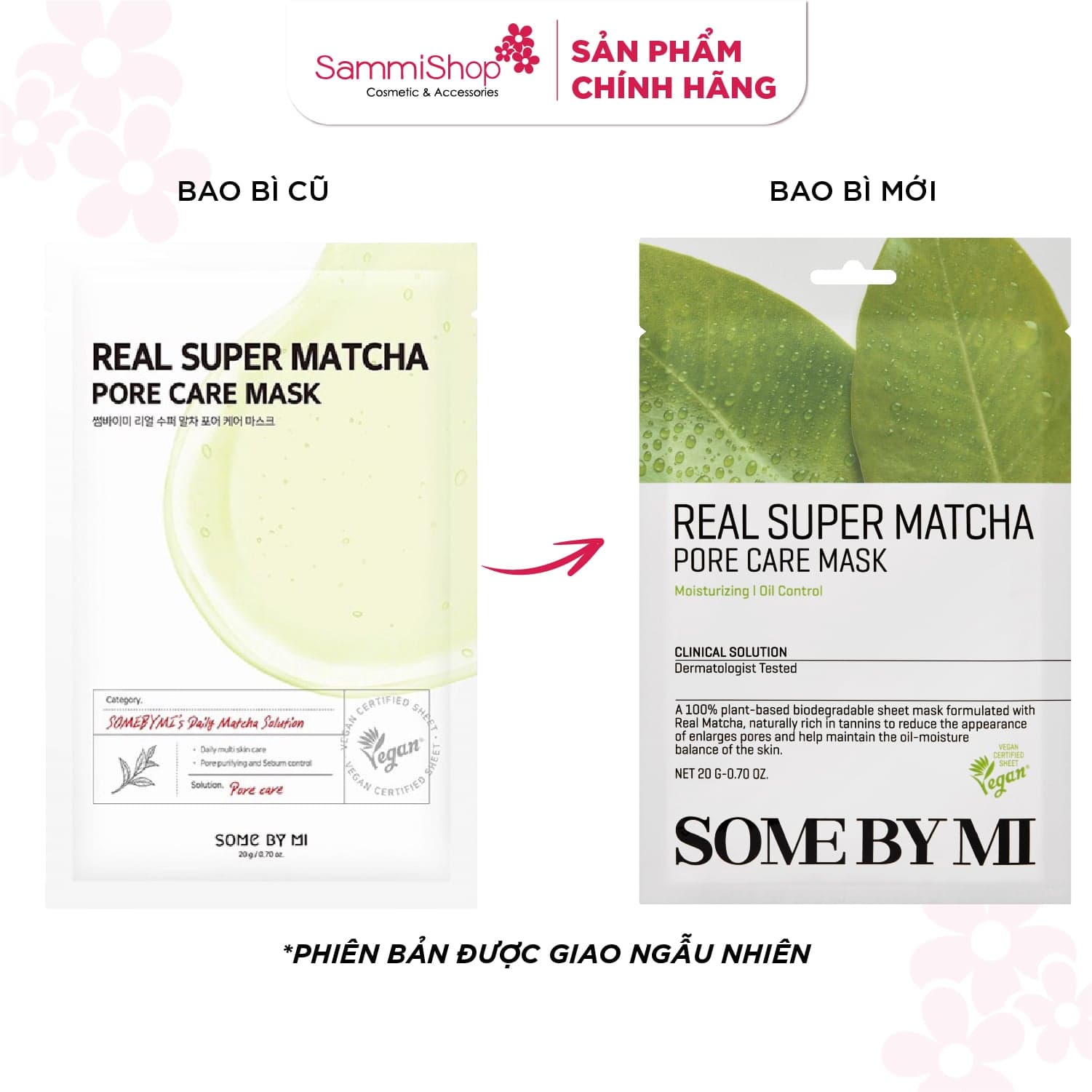 Some By Mi Mặt nạ giấy Real Super Matcha Pore Care Mask 20g thumb 2