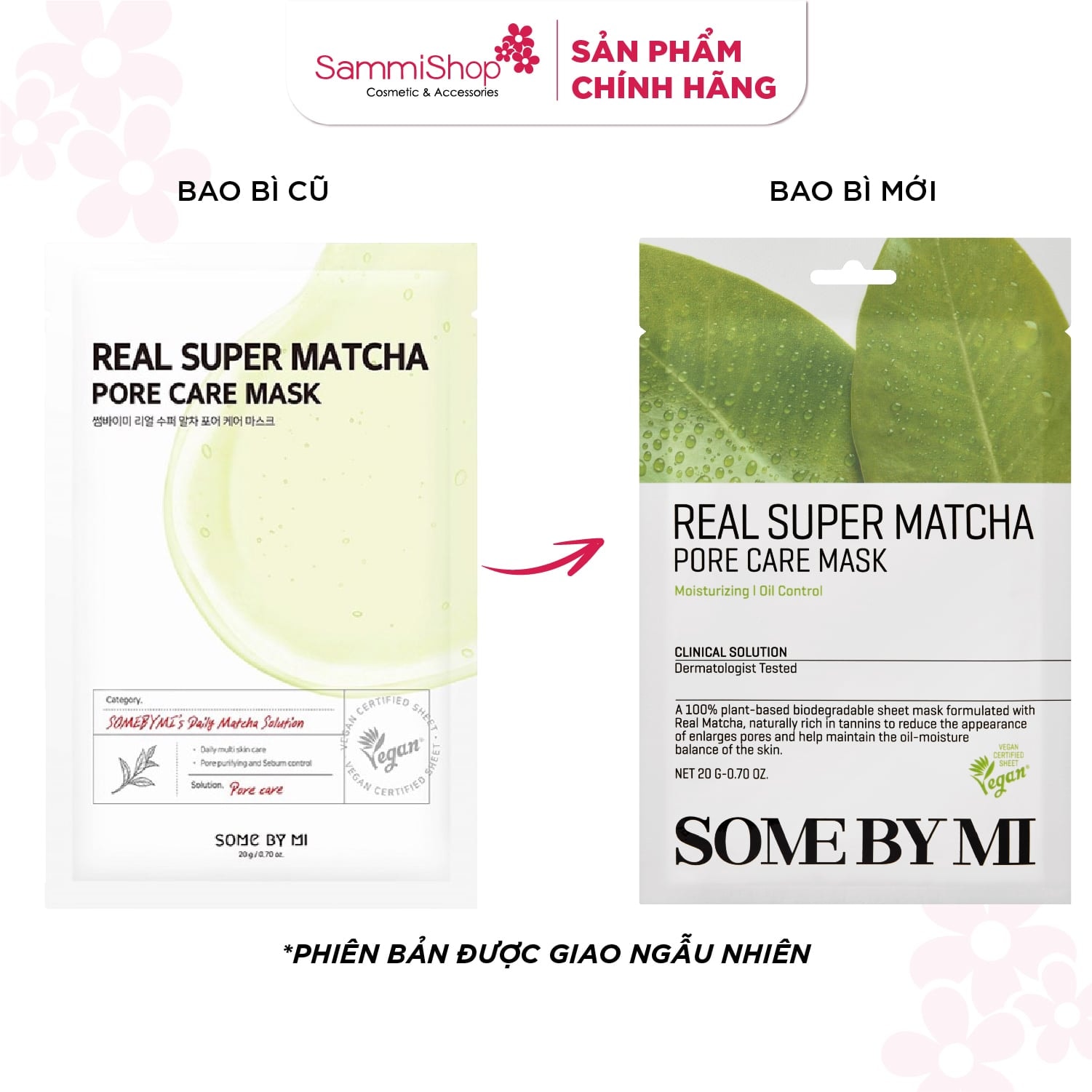 Some By Mi Mặt nạ giấy Real Super Matcha Pore Care Mask 20g 2
