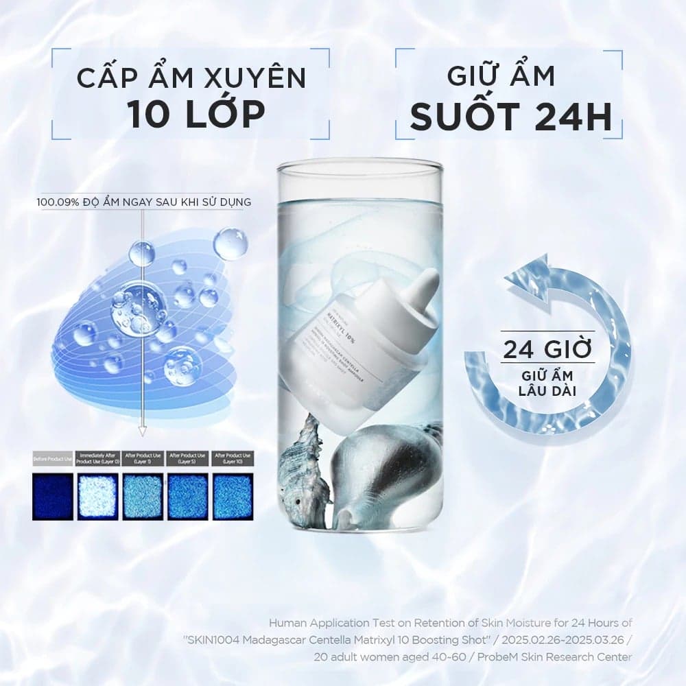 Skin1004 Tinh chất Madagascar Centella Matrixyl 10 Boosting Shot Ampoule 30ml thumb 6