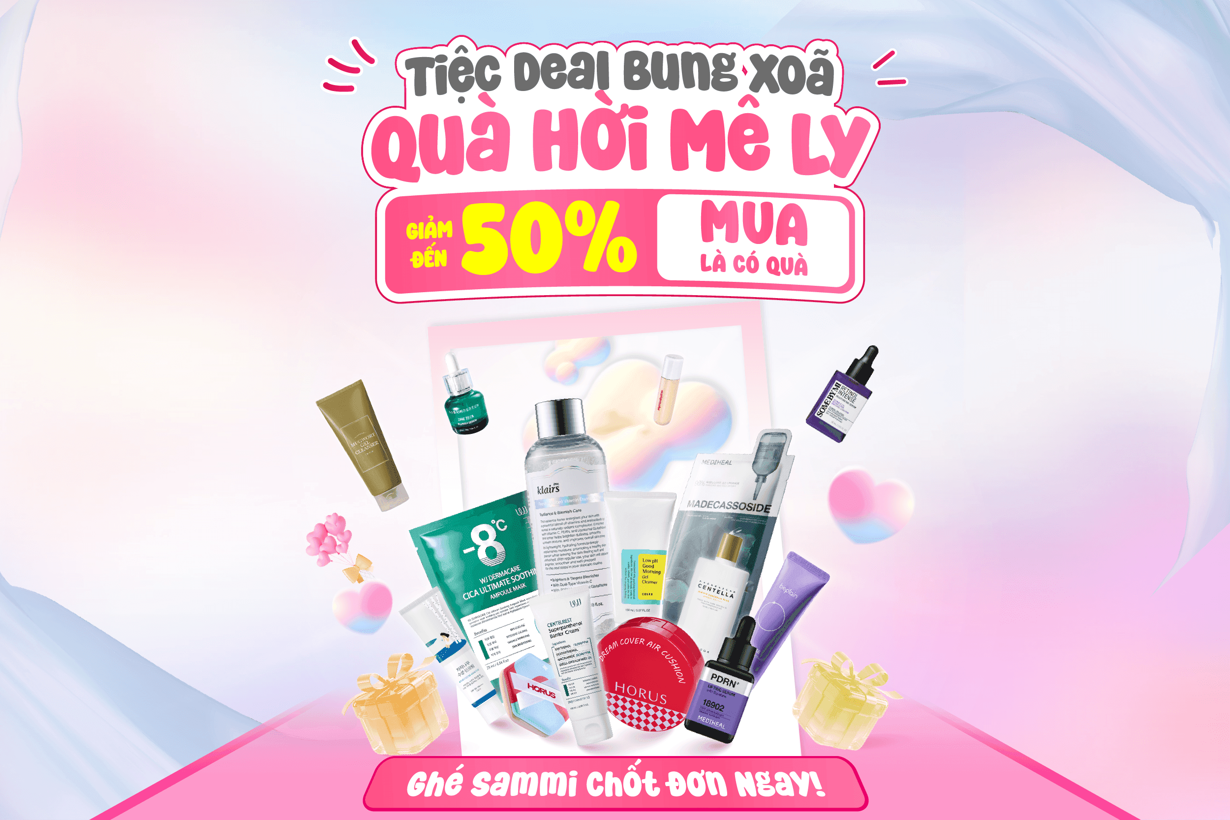 SAMMISHOP X TD BEAUTY | TIỆC DEAL BUNG XOÃ, QUÀ HỜI MÊ LY