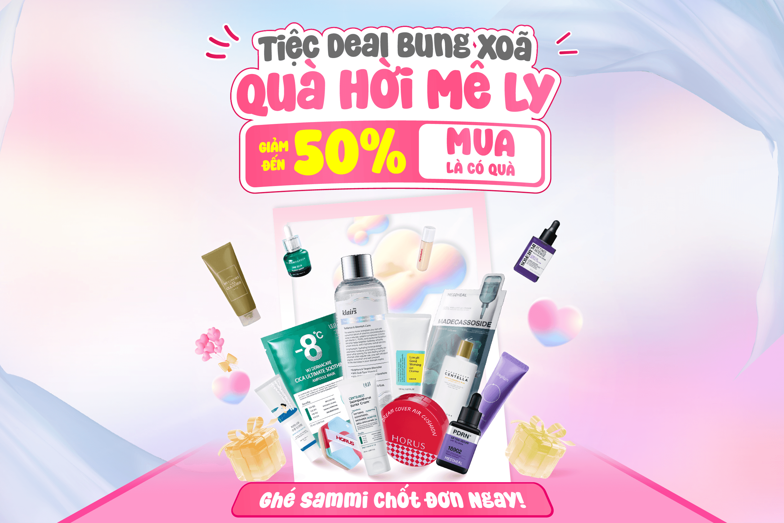 SAMMISHOP X TD BEAUTY | TIỆC DEAL BUNG XOÃ, QUÀ HỜI MÊ LY