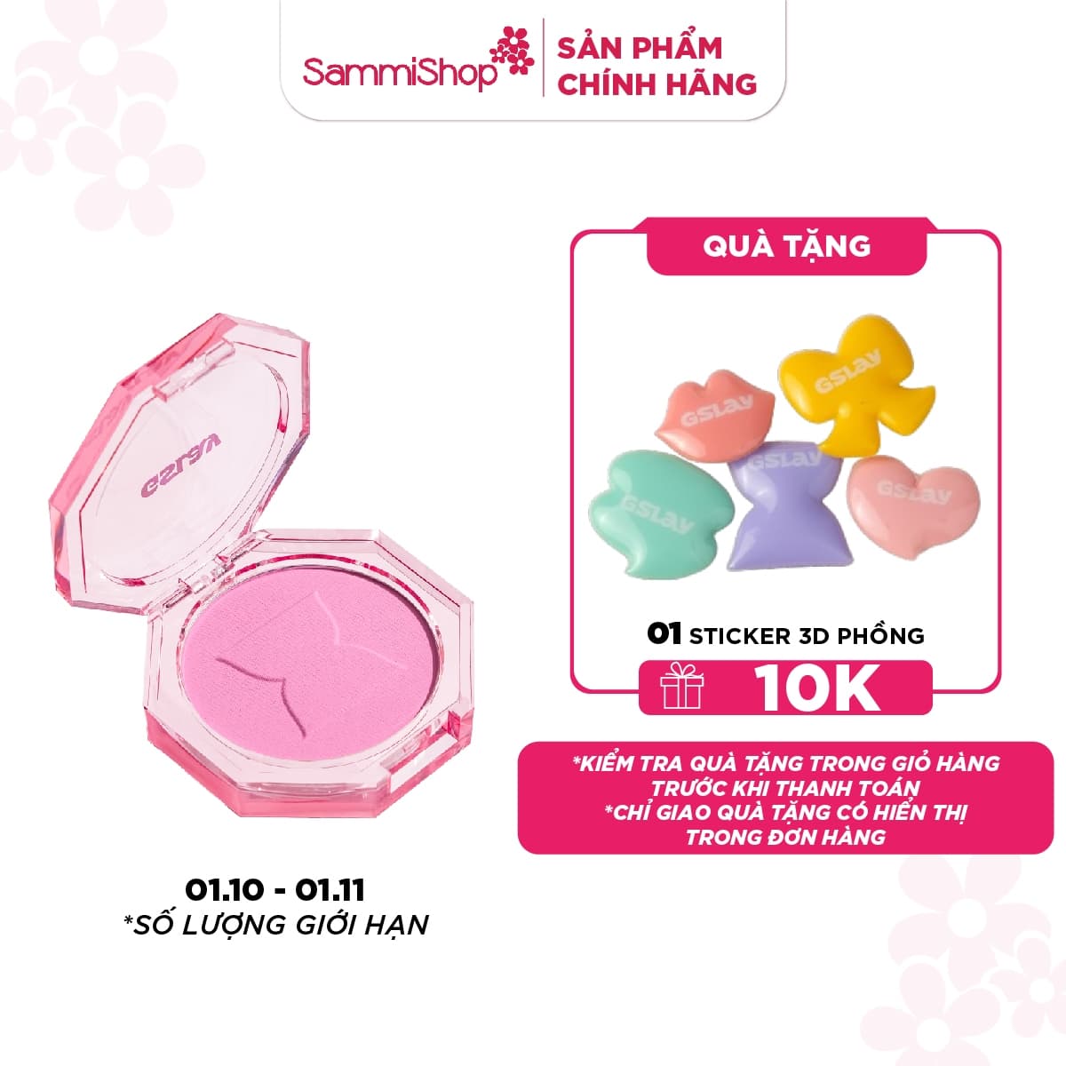 Gslay phấn má hồng Gslay Yoso Blush Powder 5g thumb 1