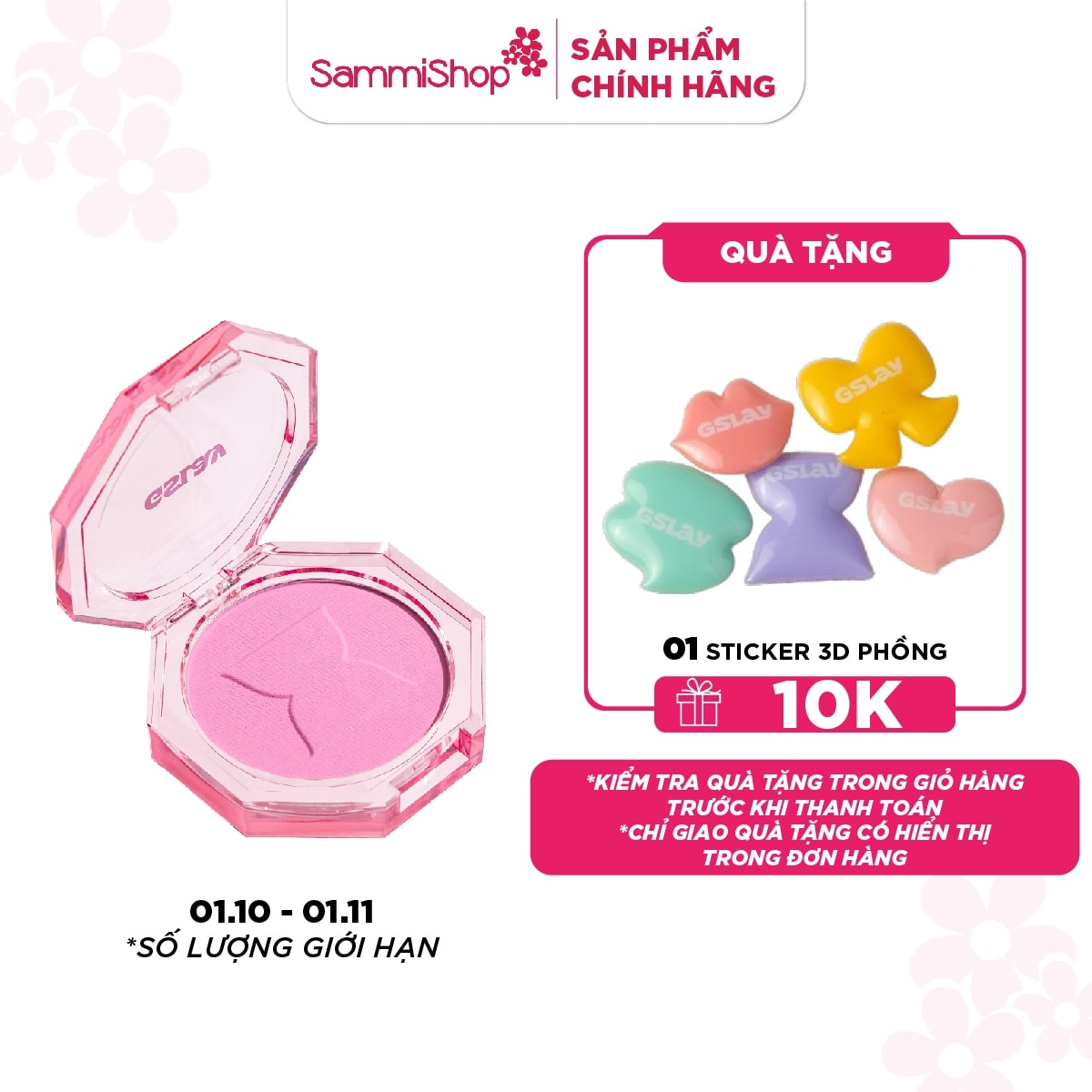 Gslay phấn má hồng Gslay Yoso Blush Powder 5g 1