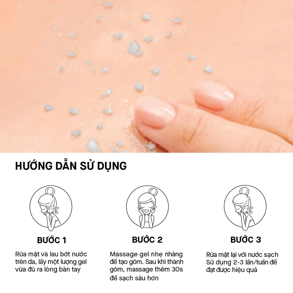 Rosette Combo Tẩy tế bào chết thu nhỏ lỗ chân lông Gommage Clear Peel CW 180g tặng TDC 180g cùng loại 4